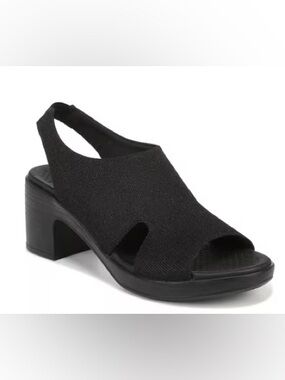 Bzees Eden Slingback Strappy Sandals- Size 8.5 in Black